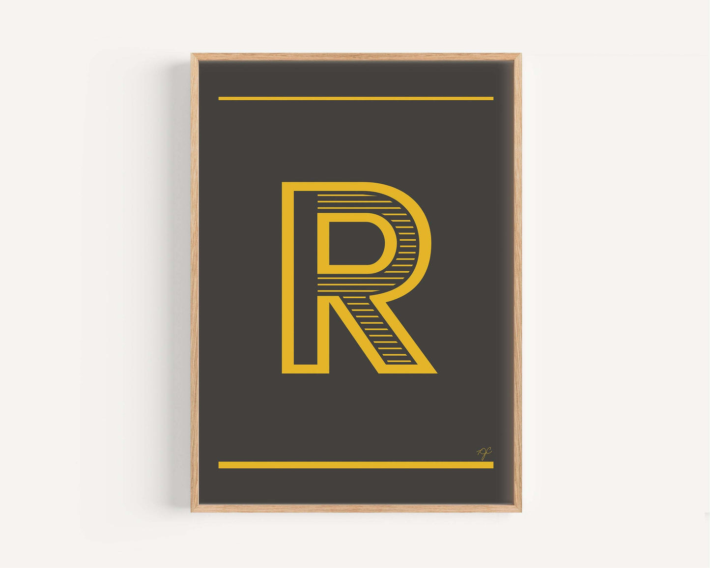"R" – The Alphabet Print Collection
