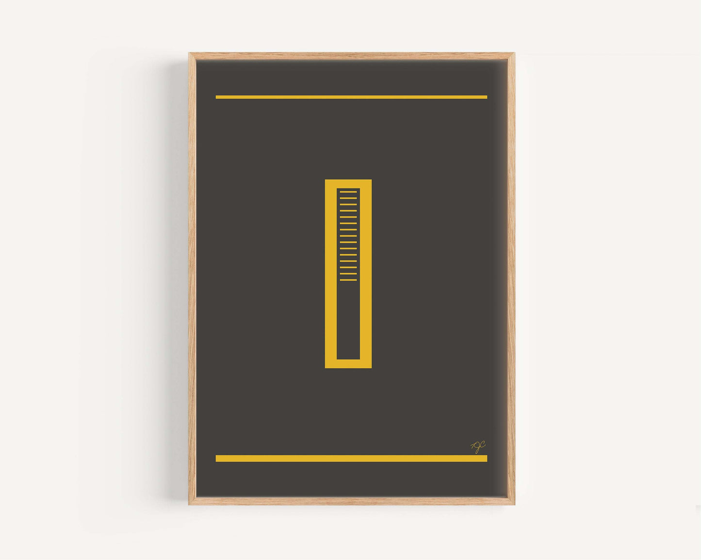 "I" – The Alphabet Print Collection