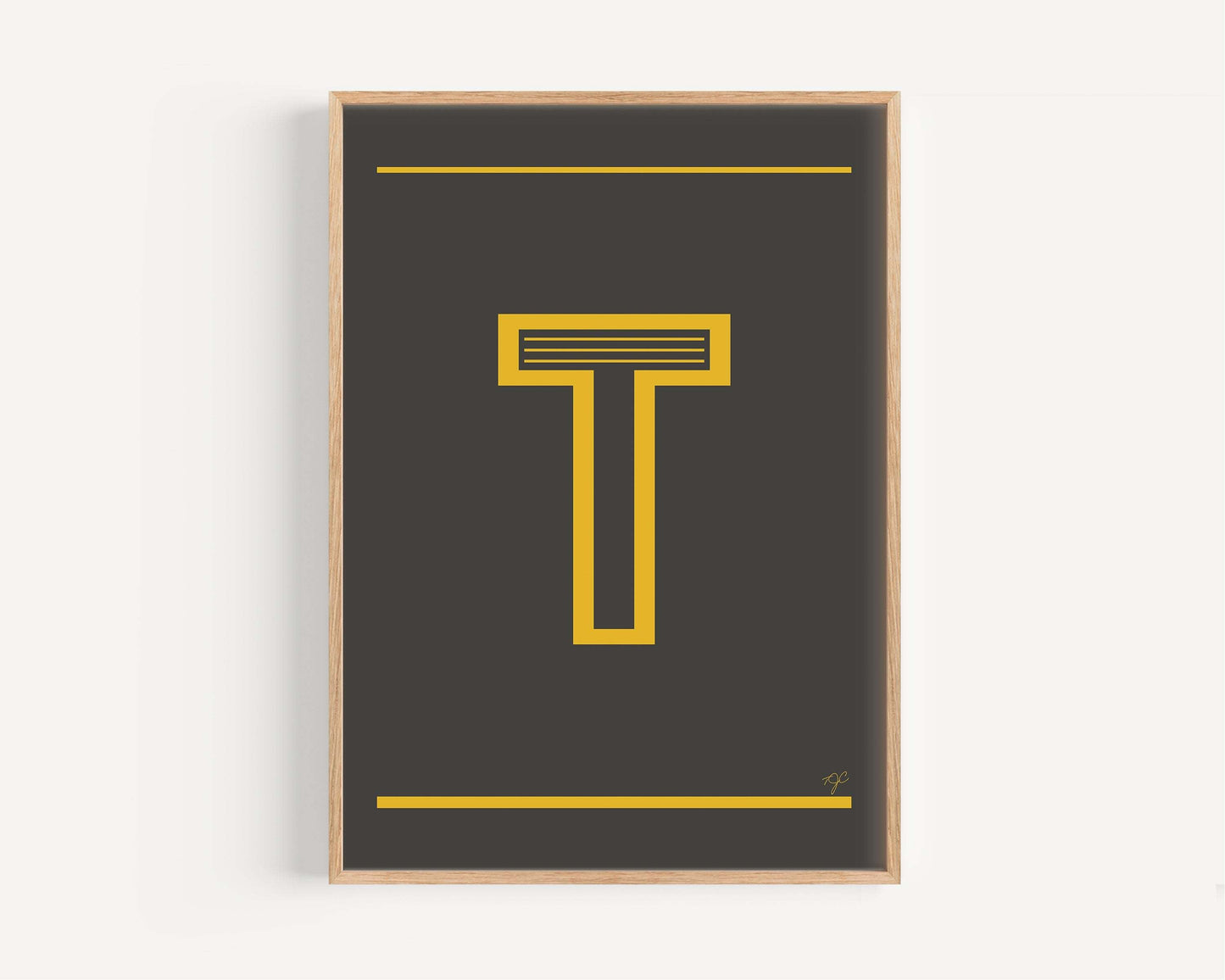 "T" – The Alphabet Print Collection
