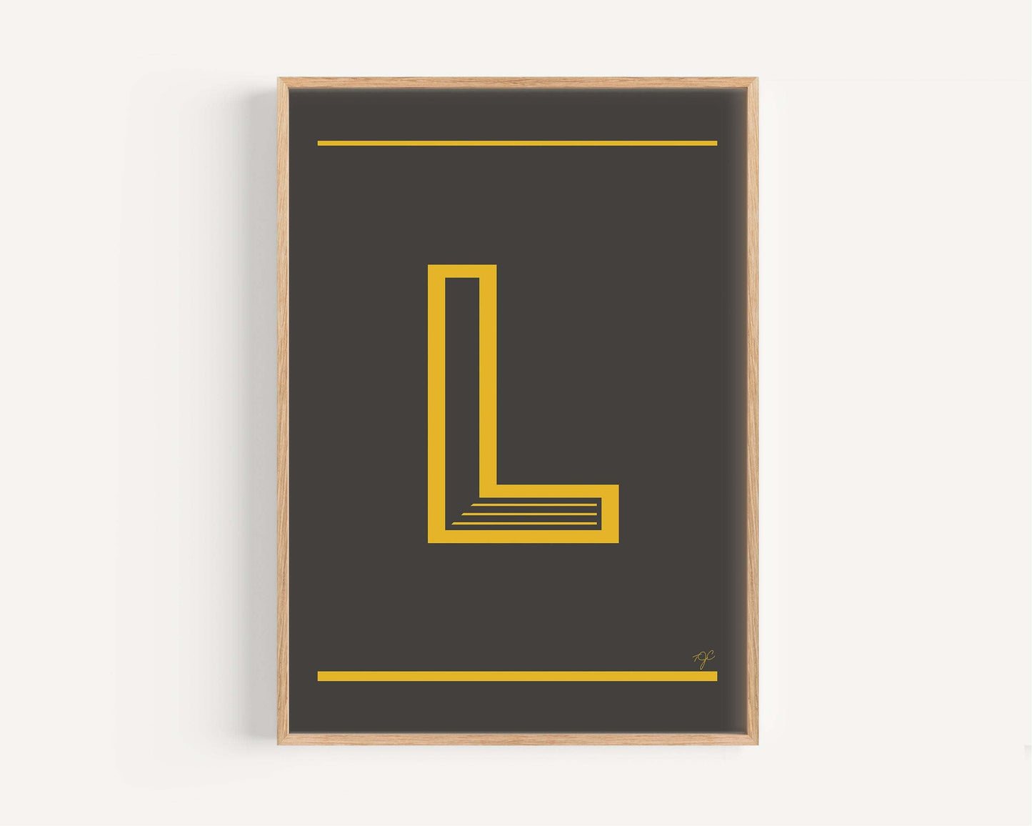 "L" – The Alphabet Print Collection