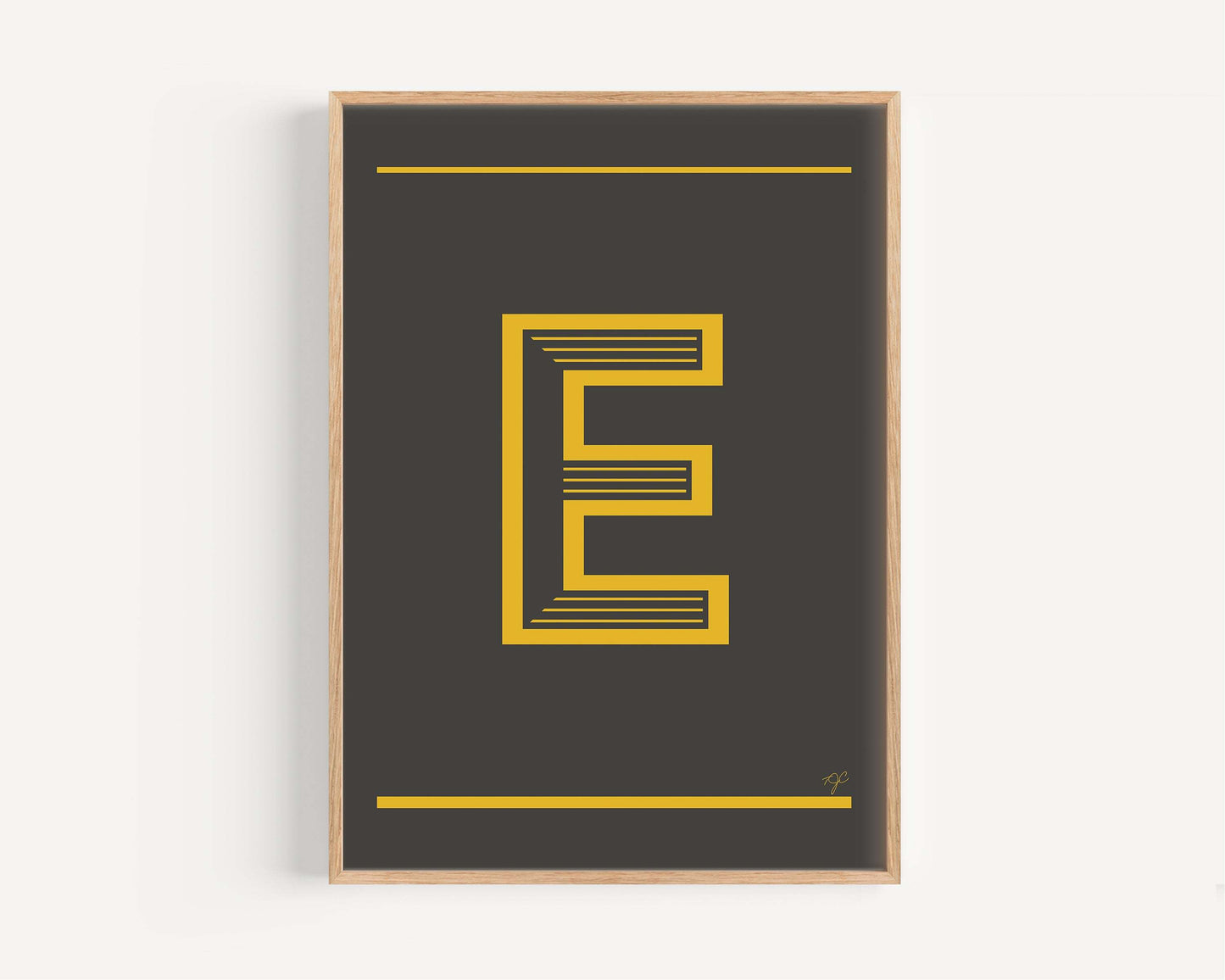 "E" – The Alphabet Print Collection