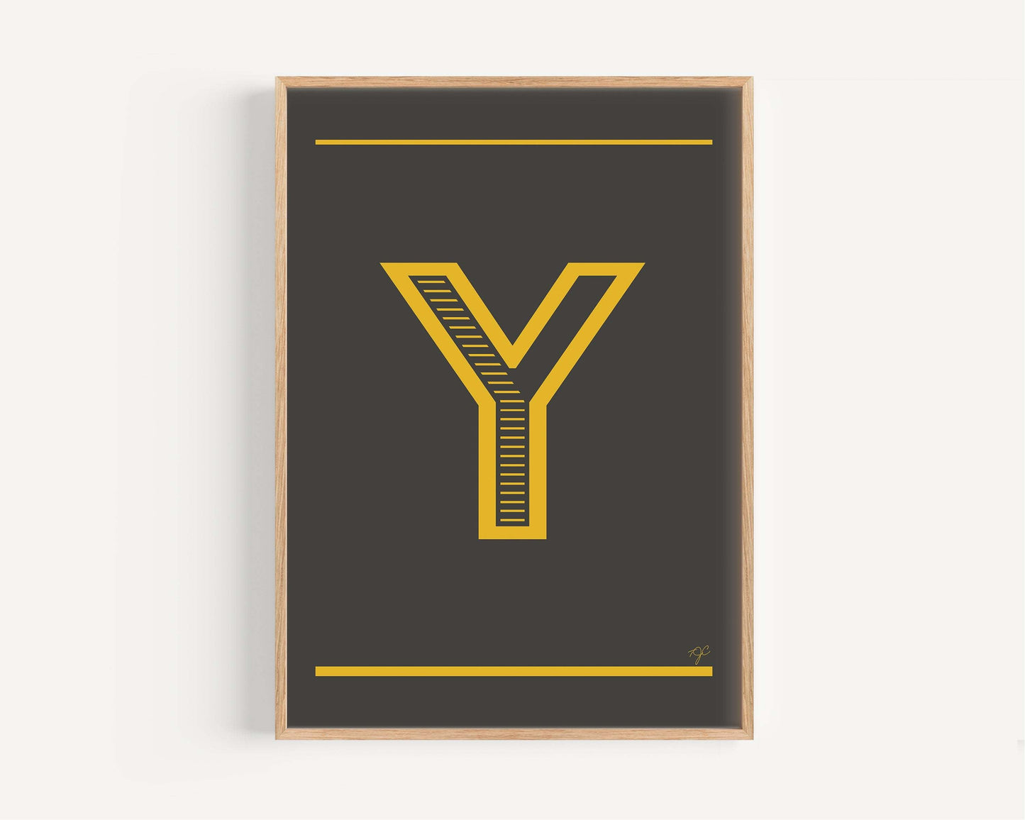"Y" – The Alphabet Print Collection