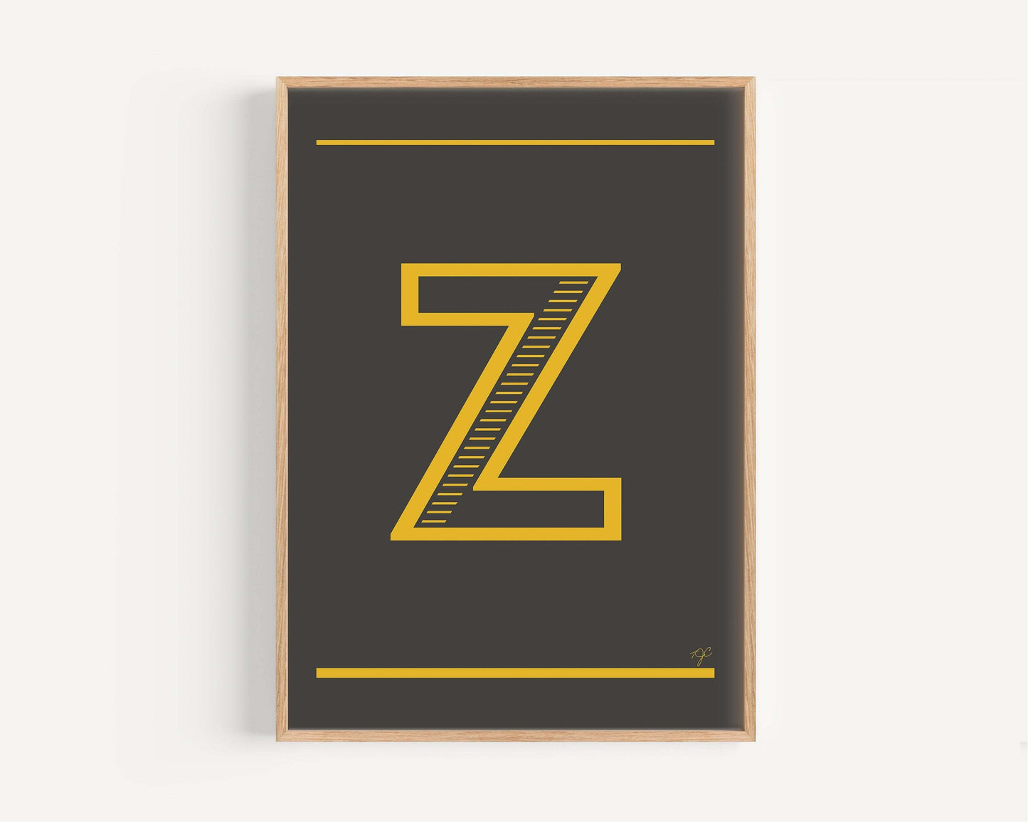 "Z" – The Alphabet Print Collection