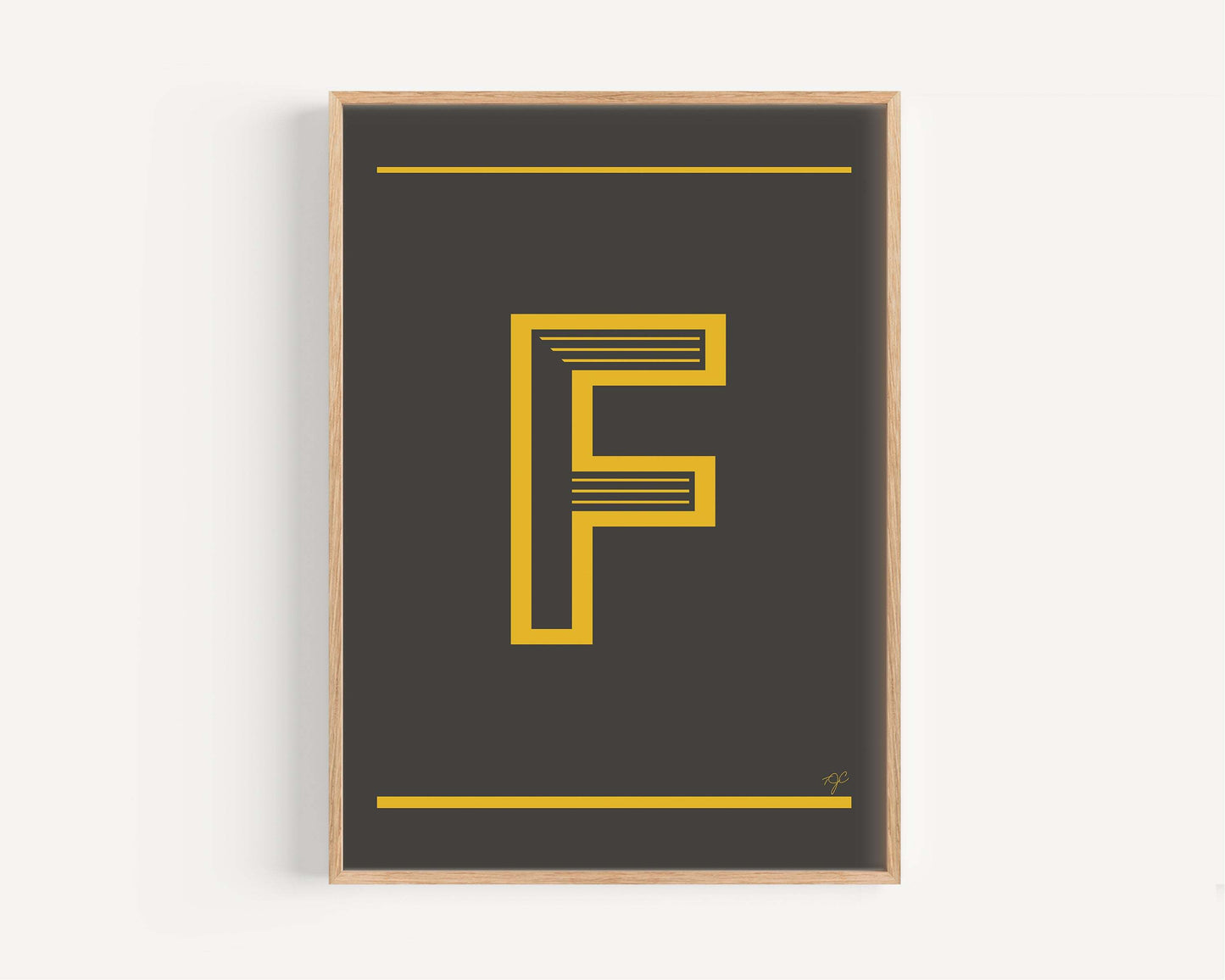 "F" – The Alphabet Print Collection