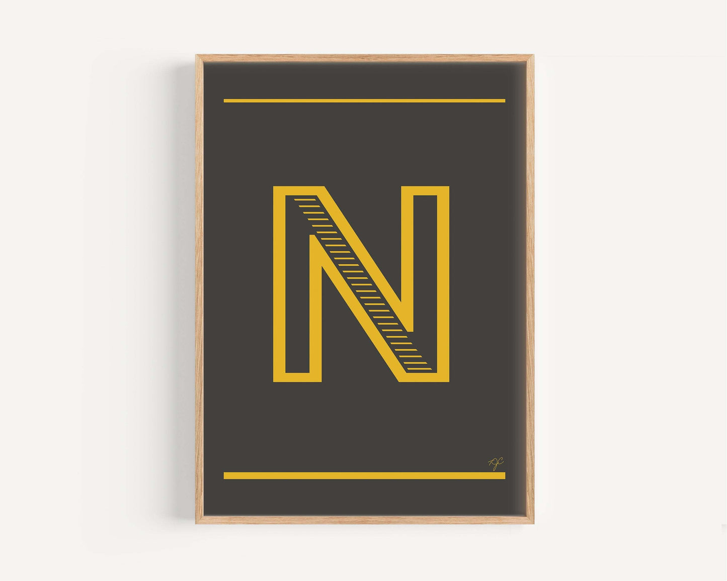 "N" – The Alphabet Print Collection
