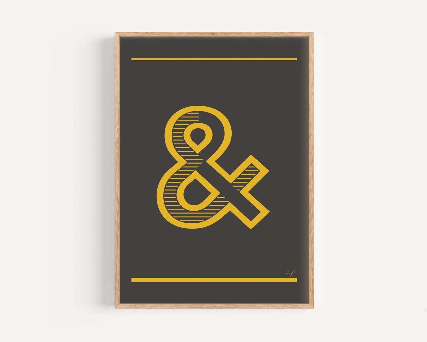 "&" – The Alphabet Print Collection