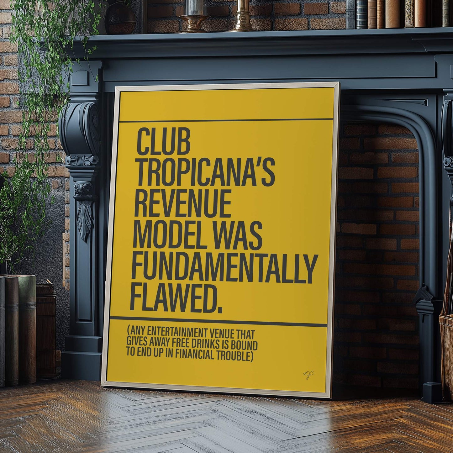 Club Tropicana by Wham print 