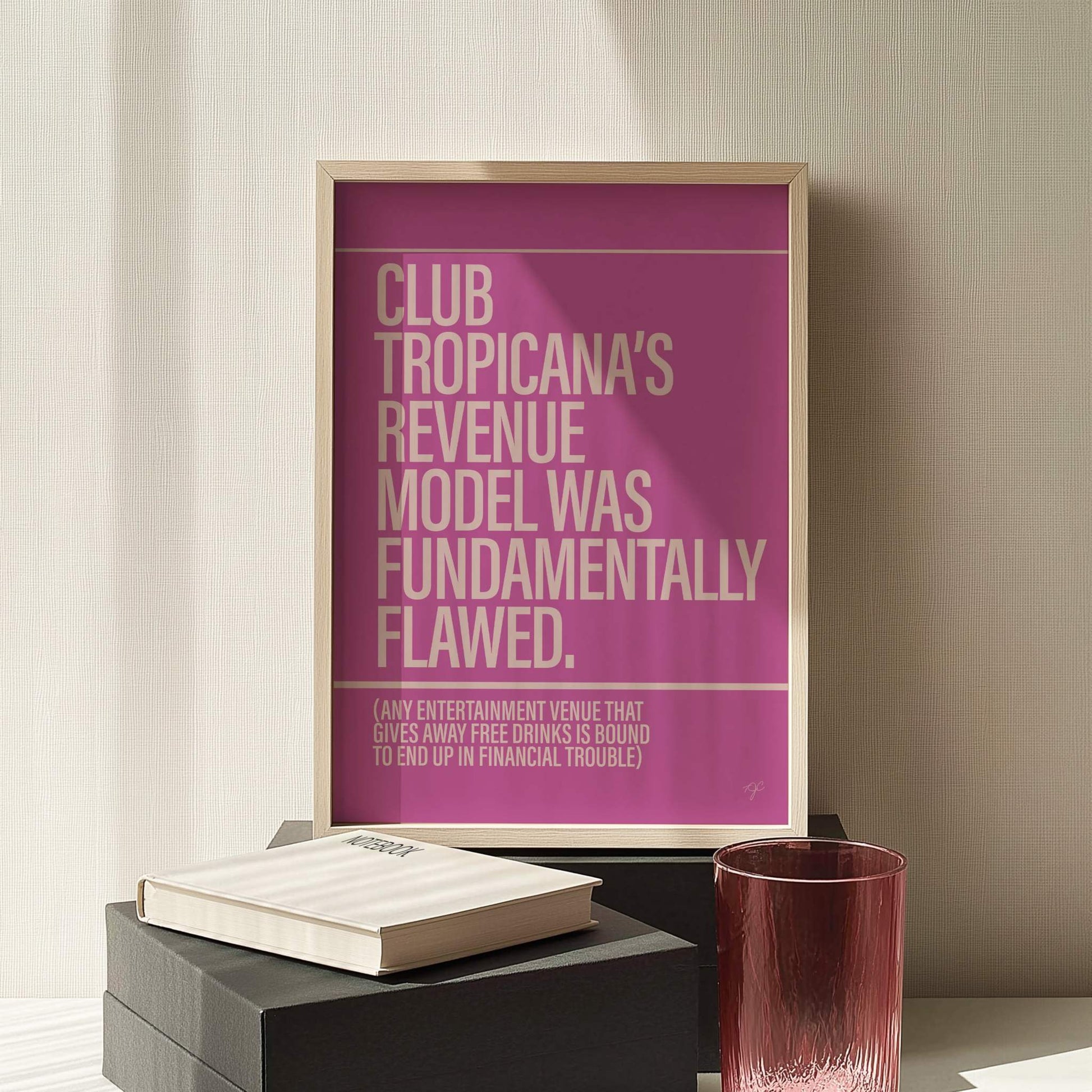 Club Tropicana by Wham print 