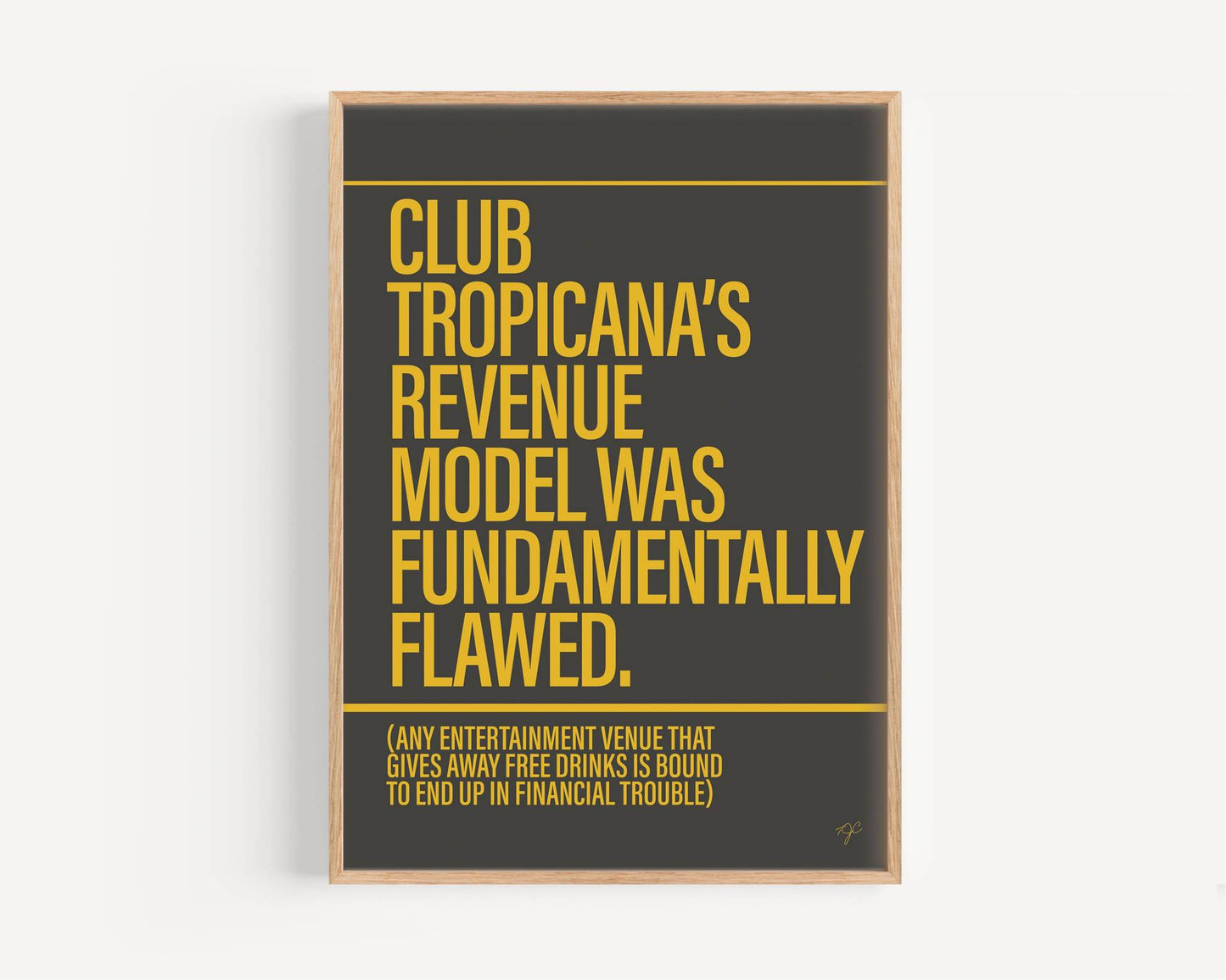 Club Tropicana - Framed Print