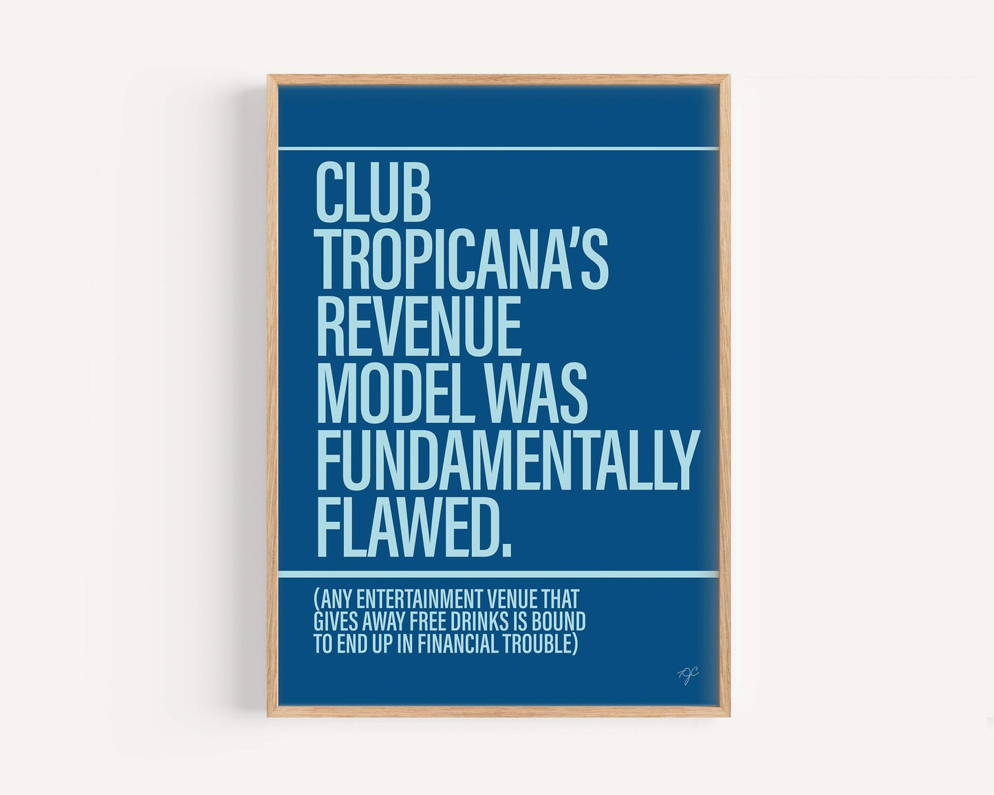 Club Tropicana print