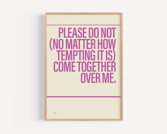 Come Together - Framed Print