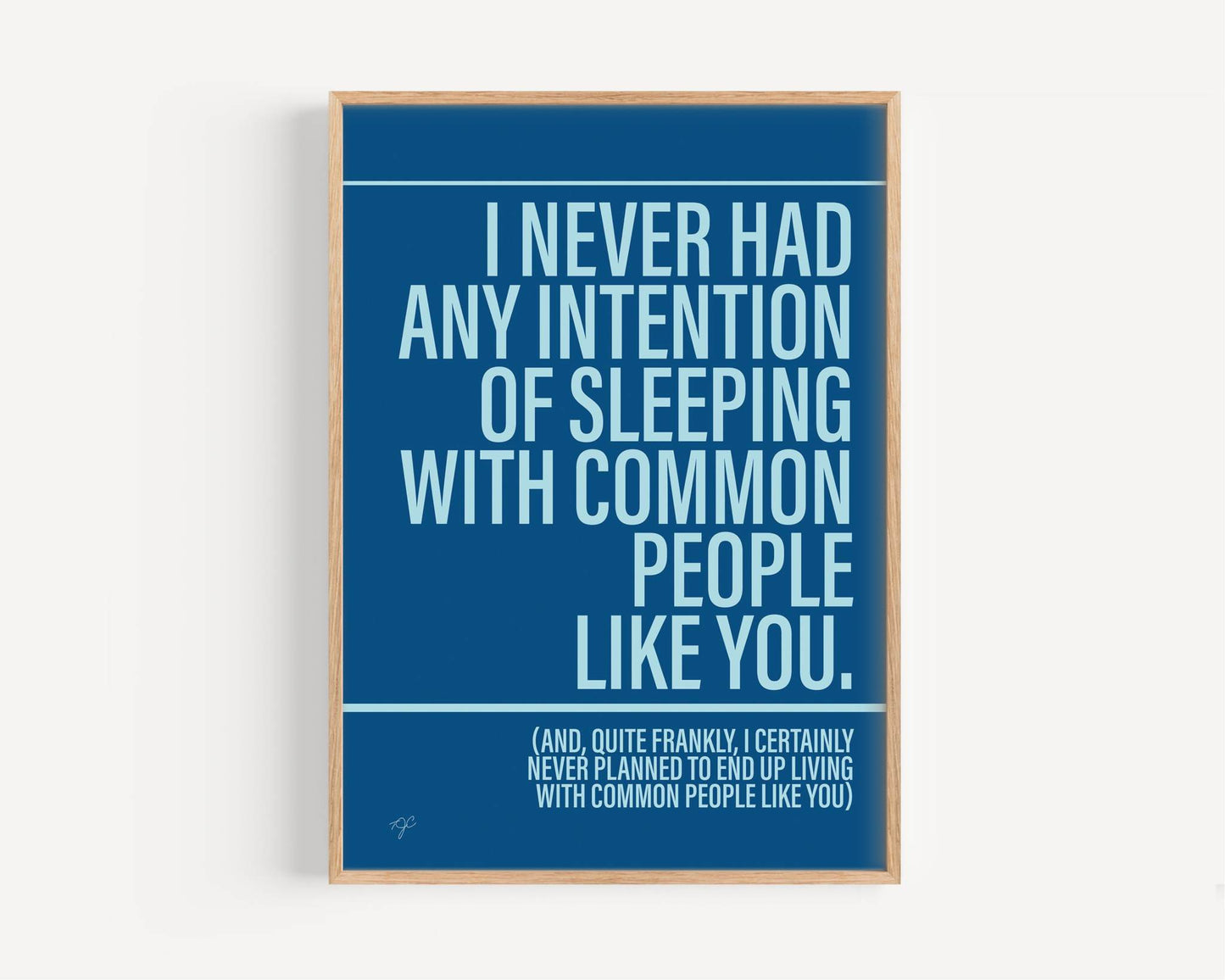 Common People Pulp print