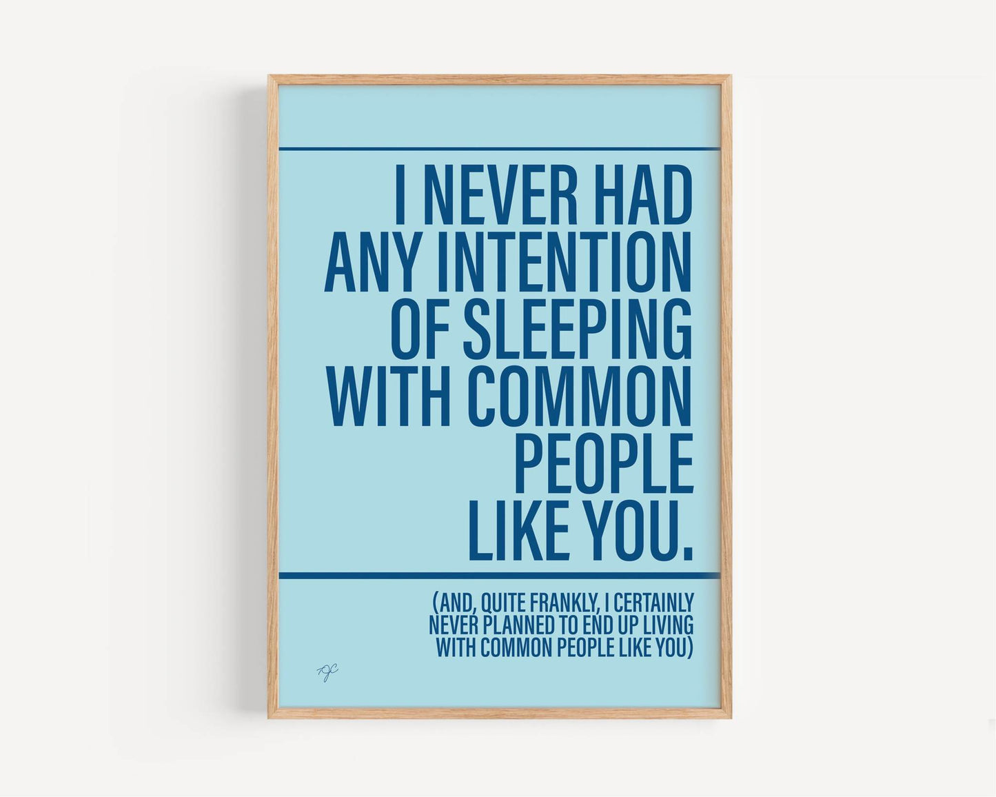 Common People Pulp print