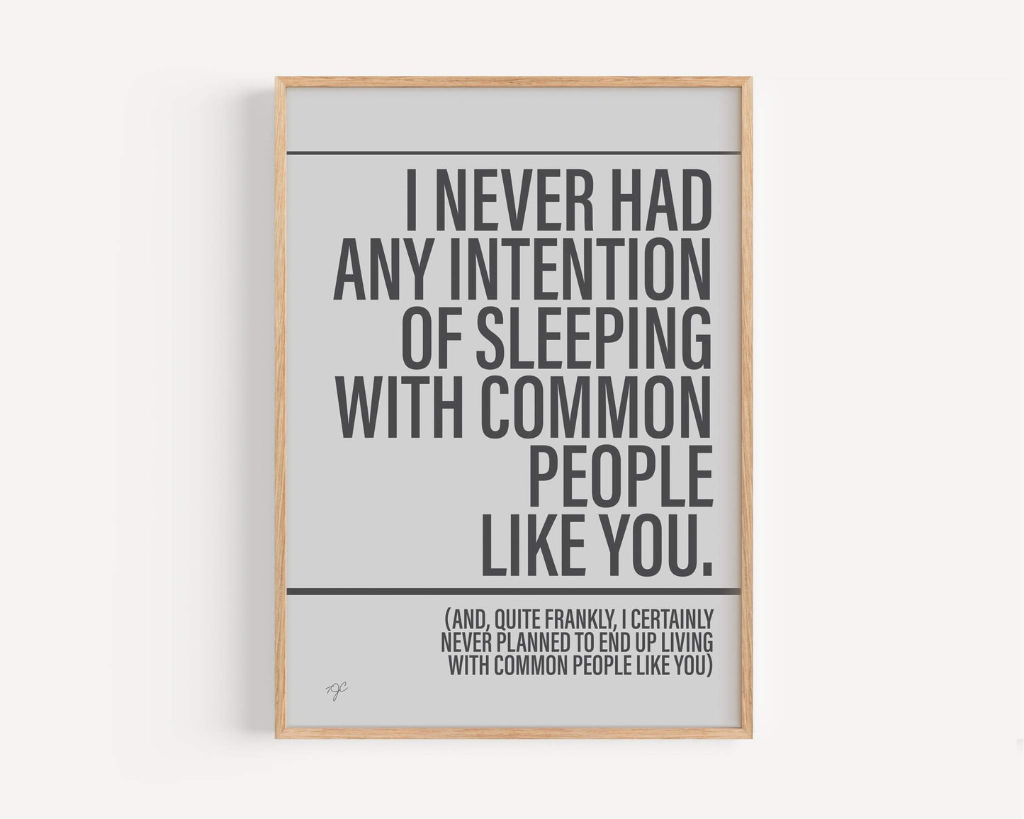 Common People Pulp print