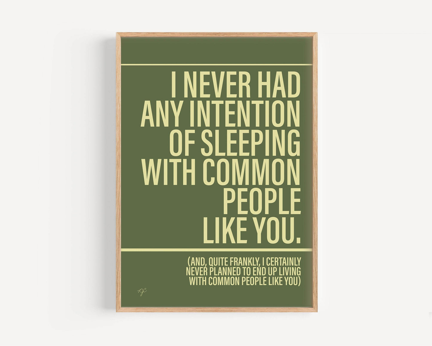 Common People print