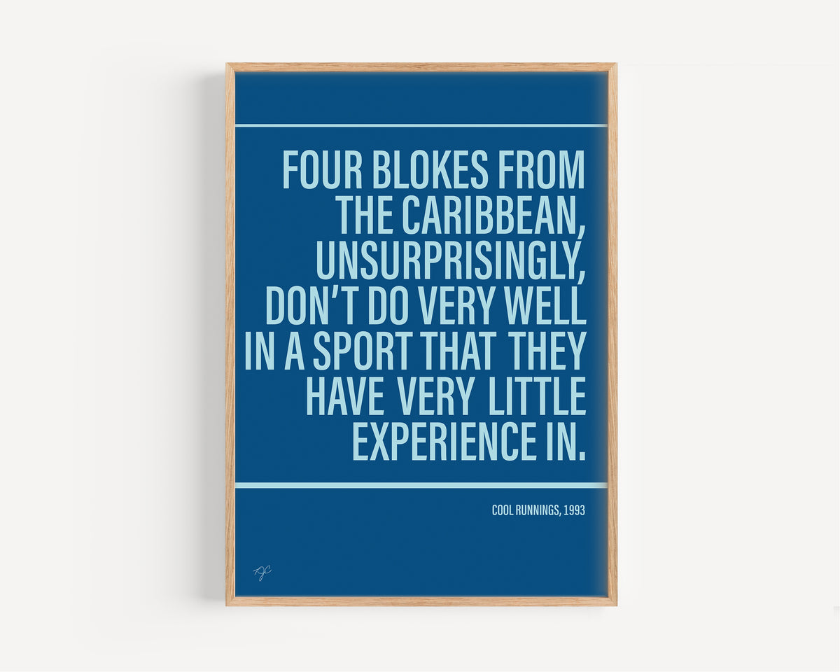 Cool Runnings Alternative TV and Film Print | UK Wall Art