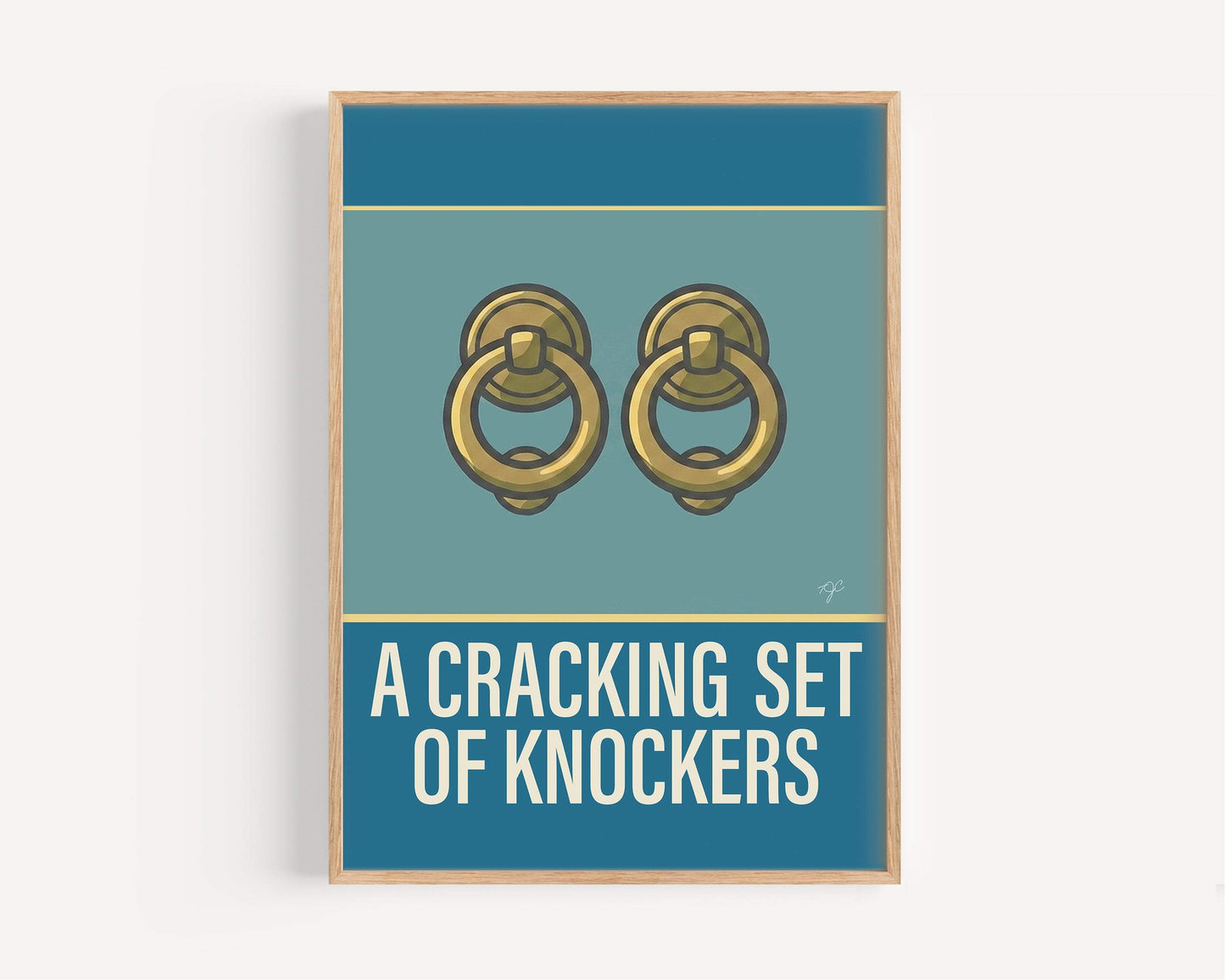 "A Cracking Set of Knockers" - Wall Art Print