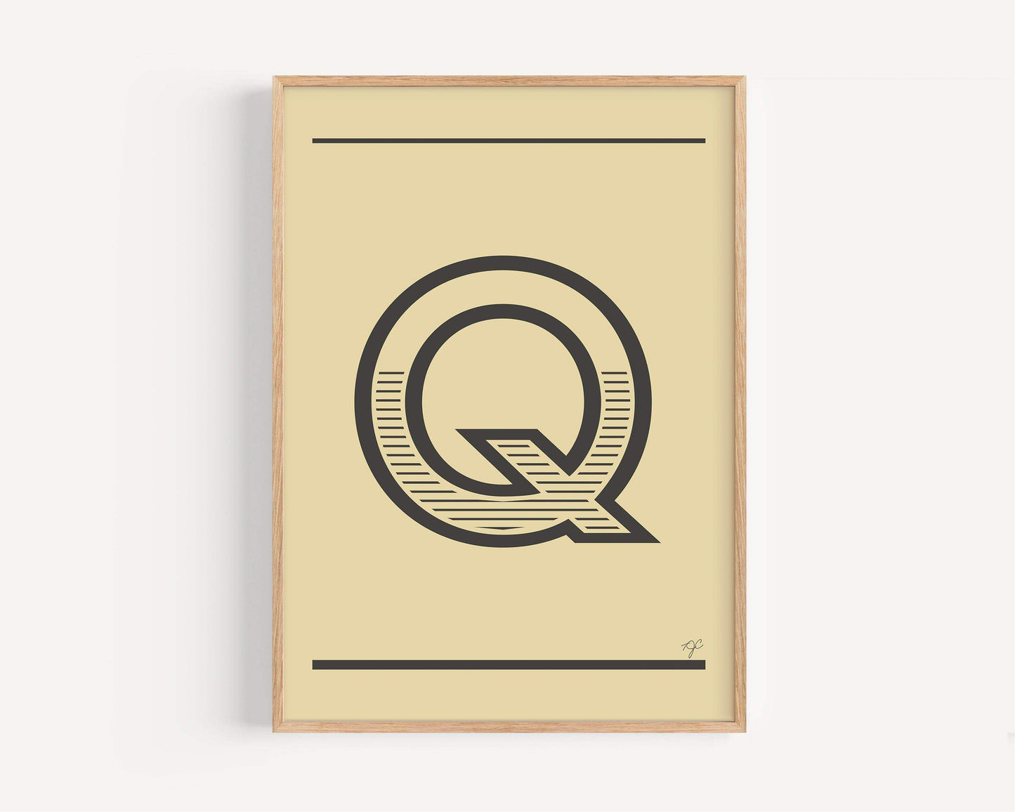 "Q" – The Alphabet Print Collection