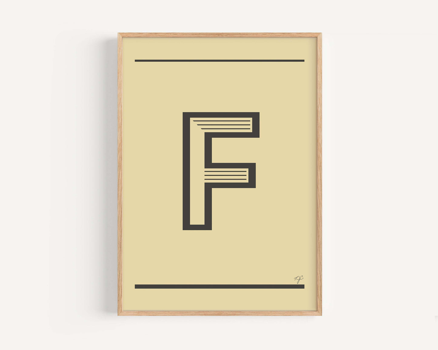 "F" – The Alphabet Print Collection
