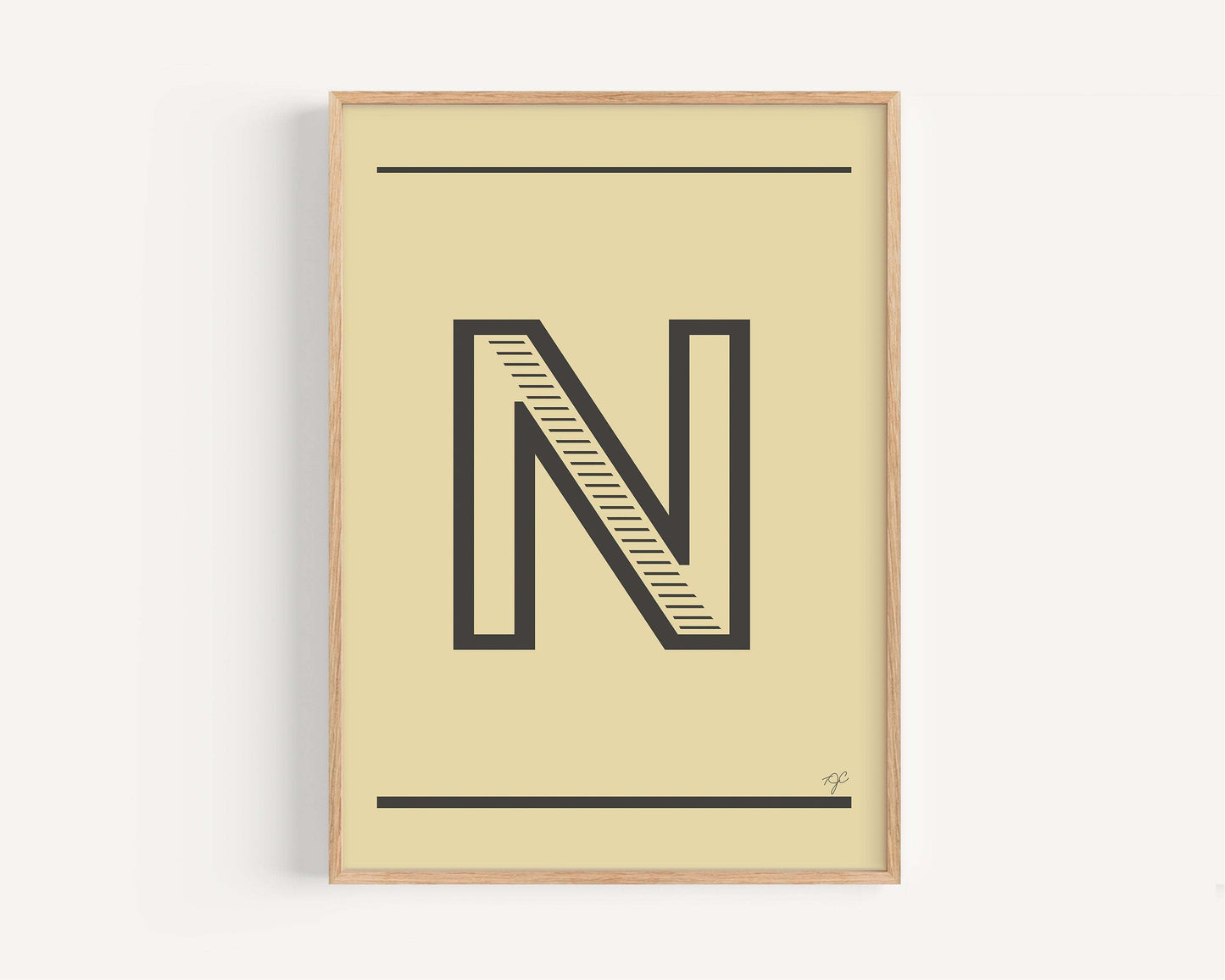 "N" – The Alphabet Print Collection