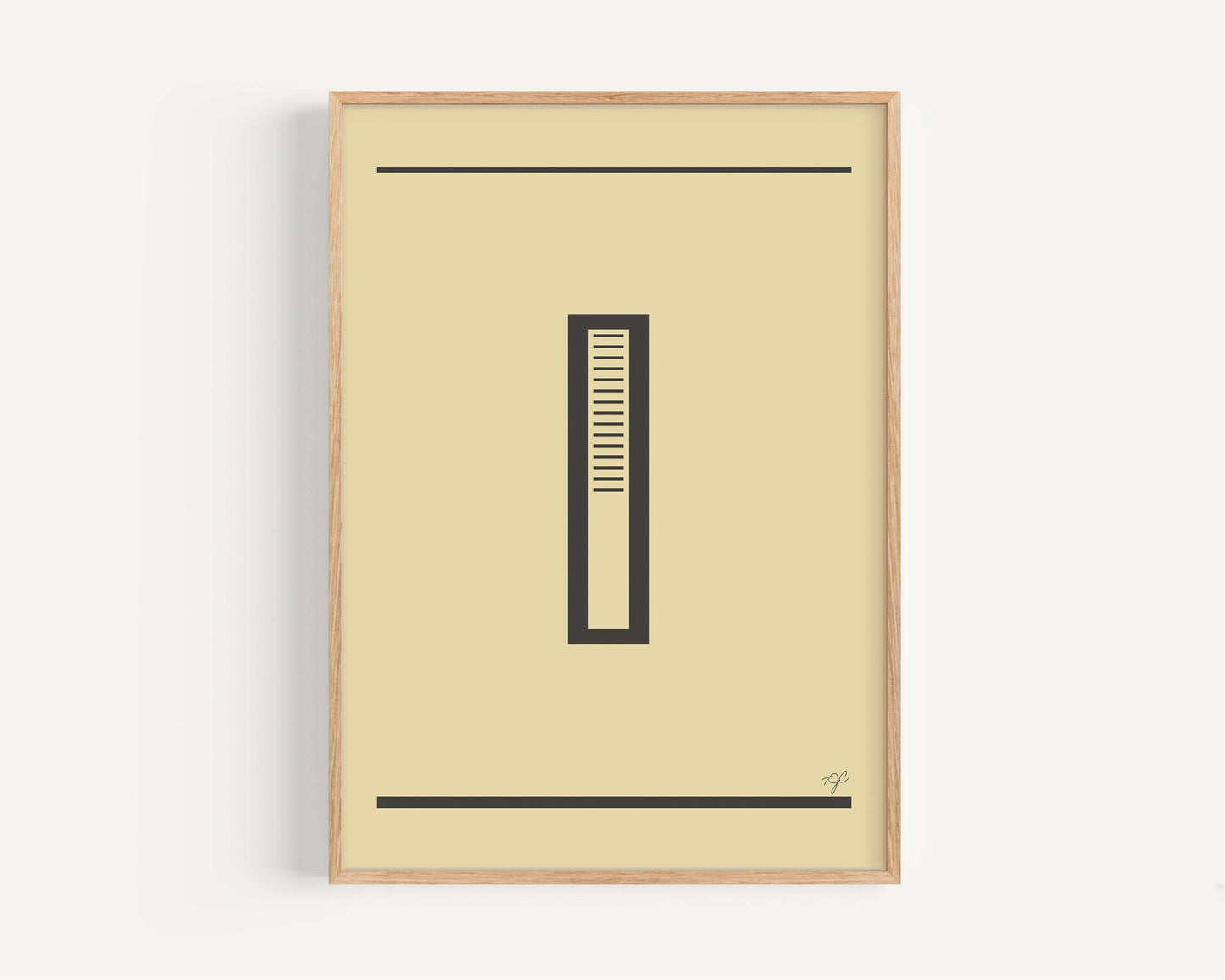 "I" – The Alphabet Print Collection