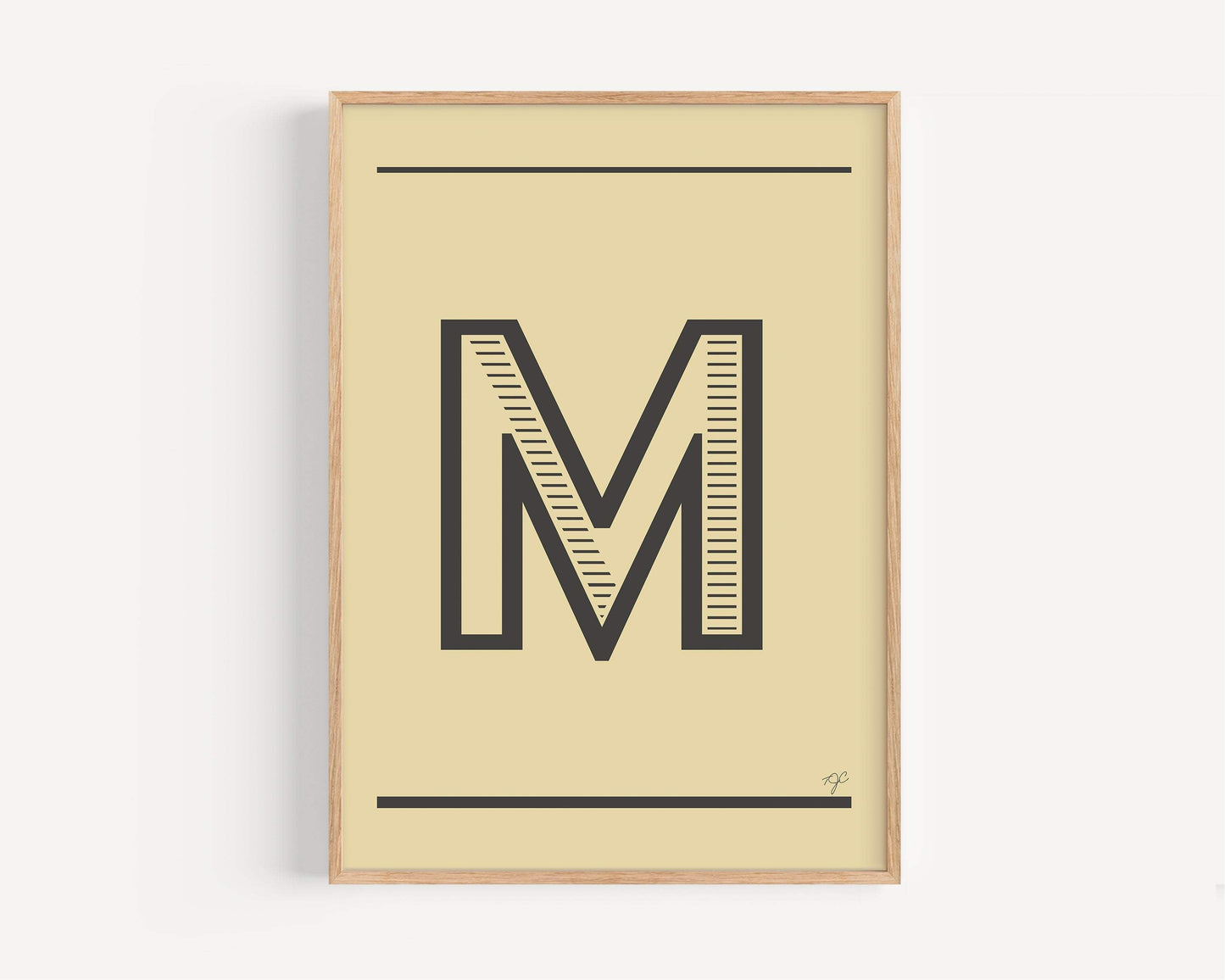 "M" – The Alphabet Print Collection