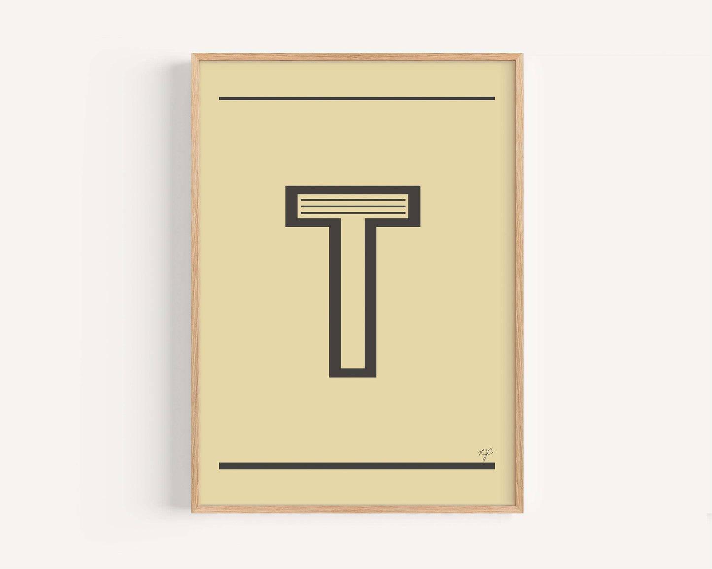 "T" – The Alphabet Print Collection