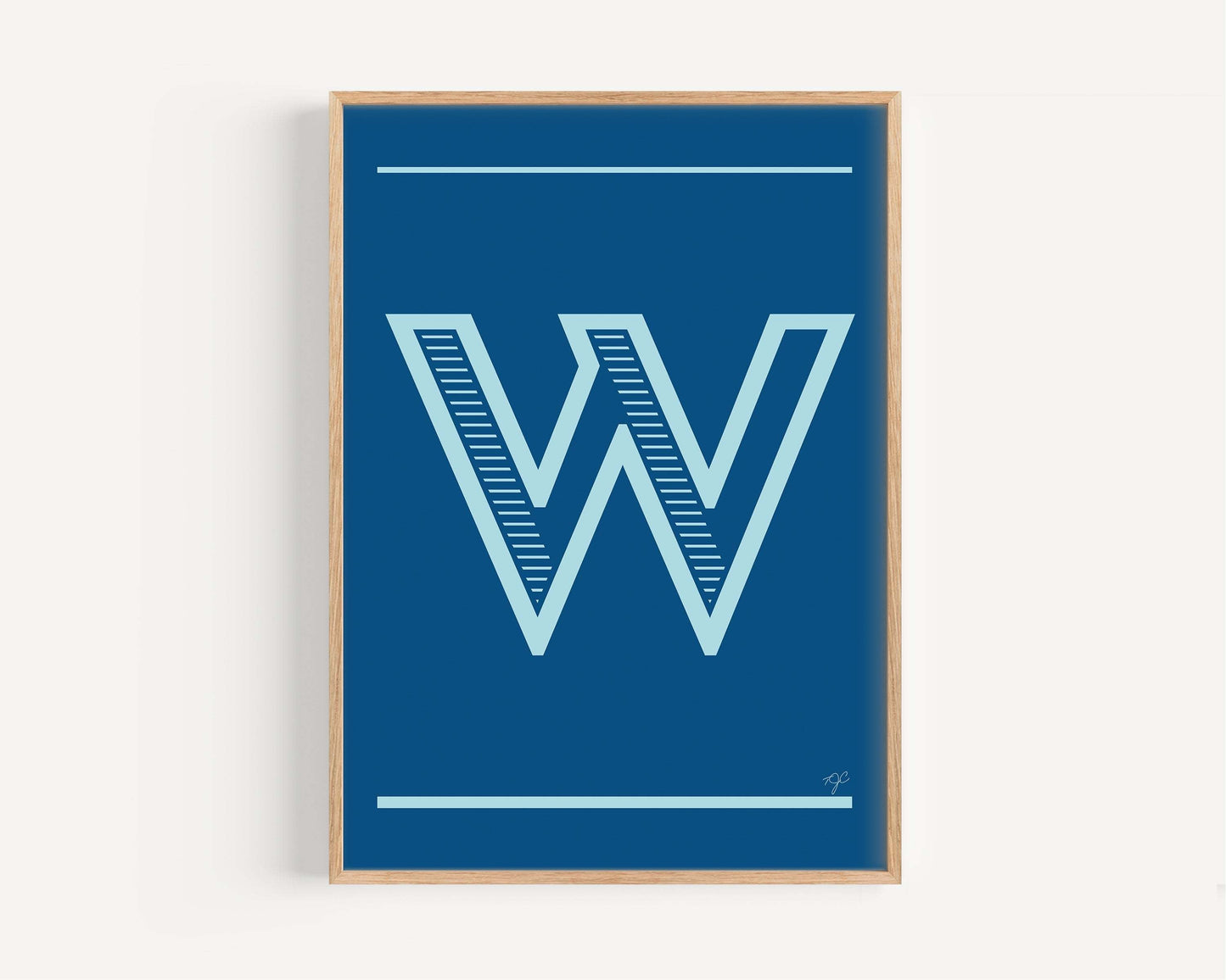 "W" – The Alphabet Print Collection