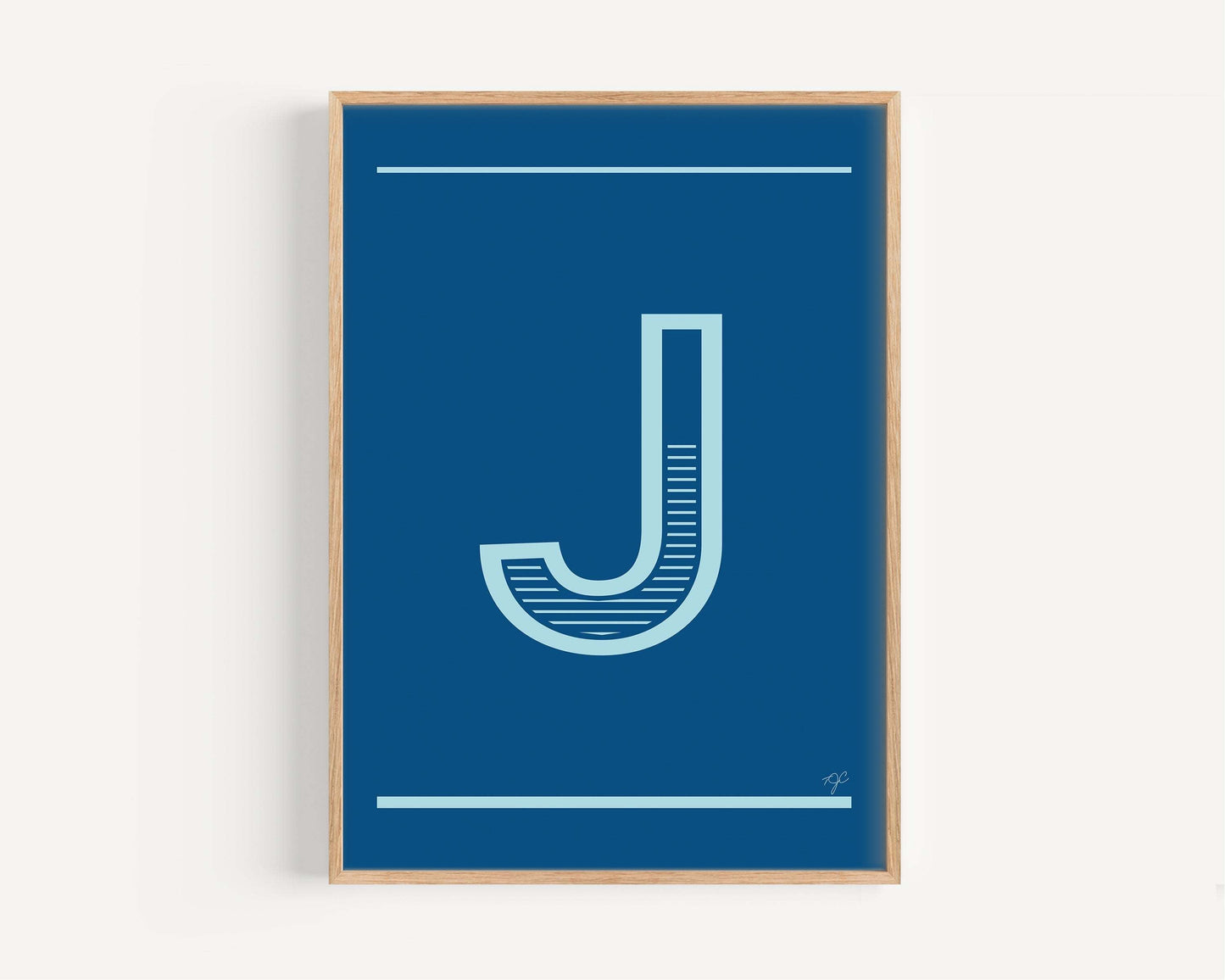 "J" – The Alphabet Print Collection