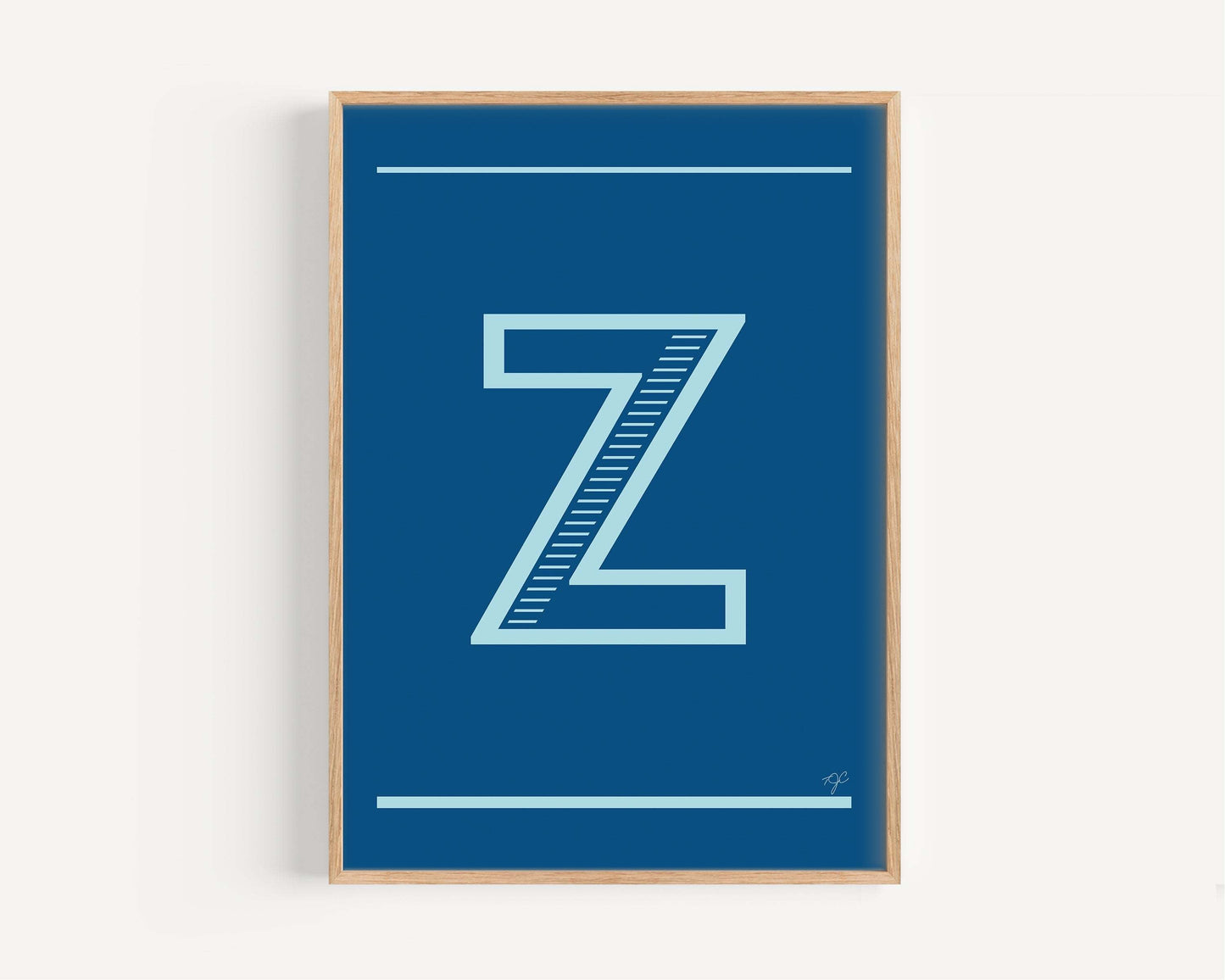 "Z" – The Alphabet Print Collection