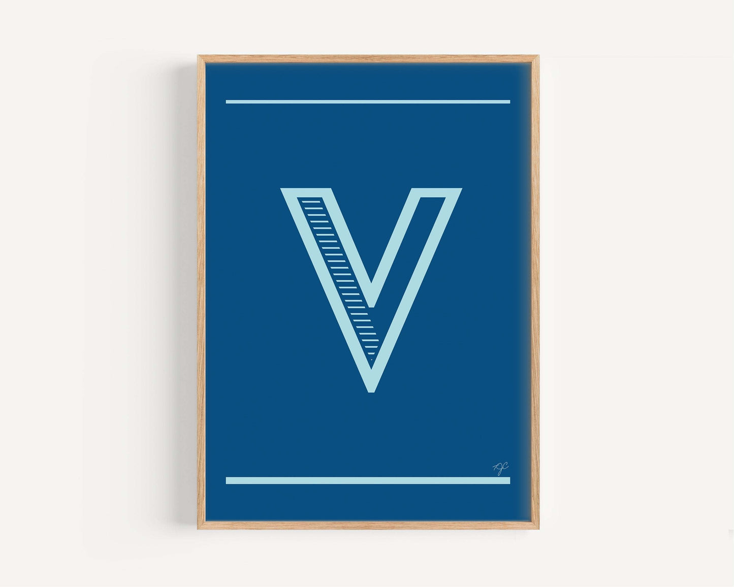 "V" – The Alphabet Print Collection