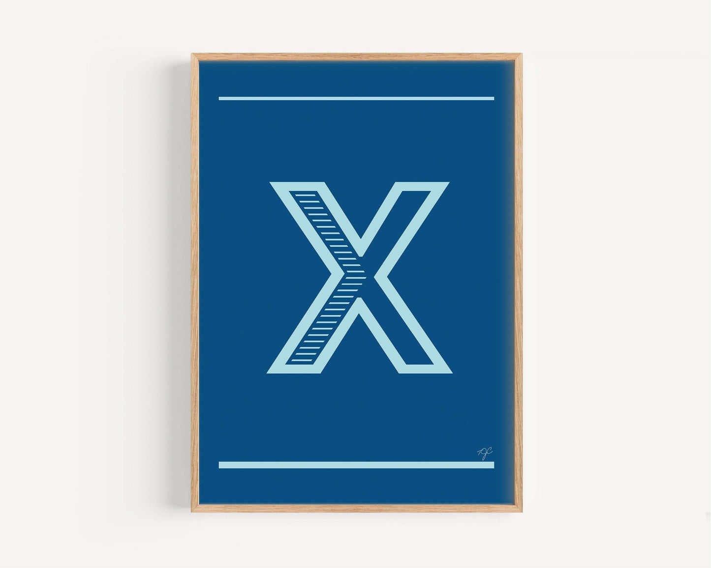 "X" – The Alphabet Print Collection