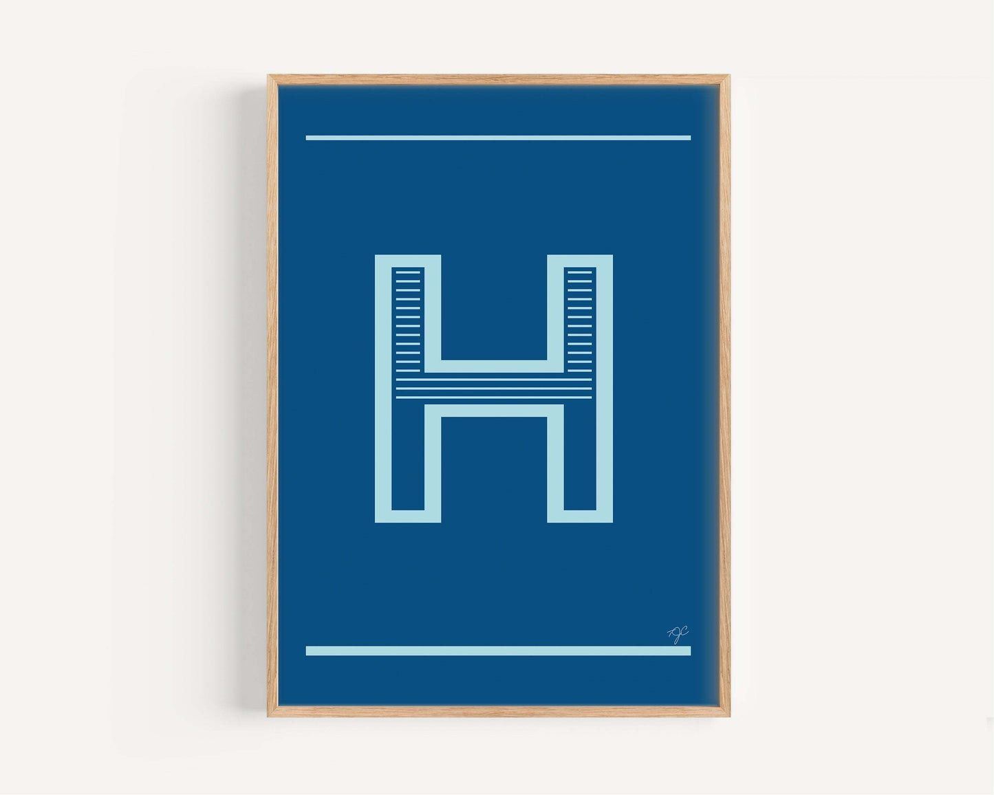 "H" – The Alphabet Print Collection