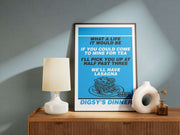 Digsys Dinner Oasis print - Striped Circle