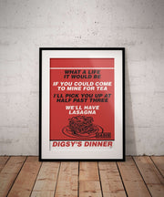 Digsys Dinner Oasis print - Striped Circle
