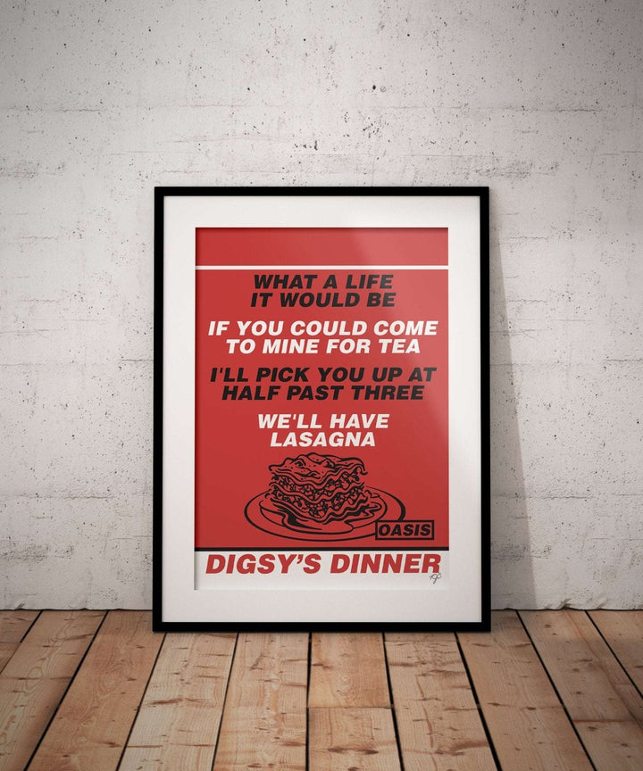 Digsys Dinner Oasis print - Striped Circle