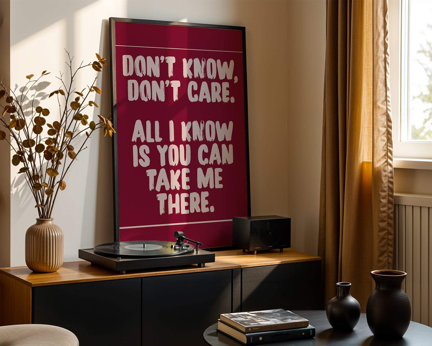 Slide Away Oasis poster print