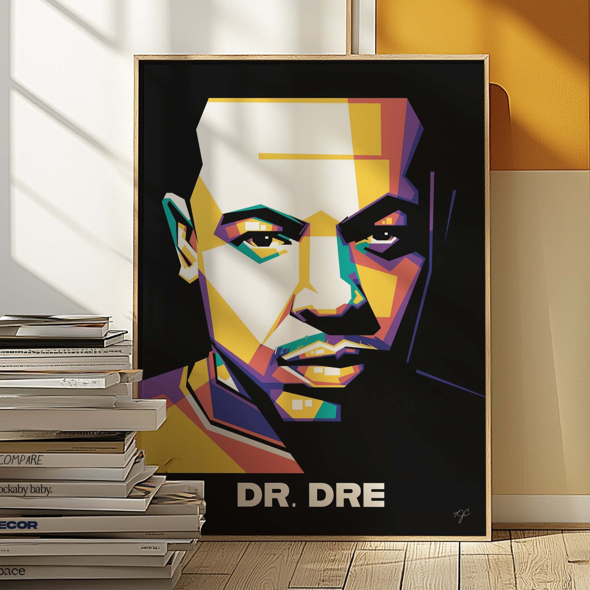 Dr Dre print produced on a super-high-quality matte luxury fine paper.