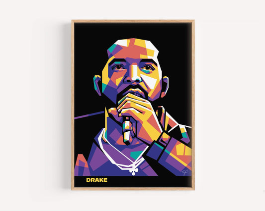 Drake print produced on a super high quality matte luxury art paper...