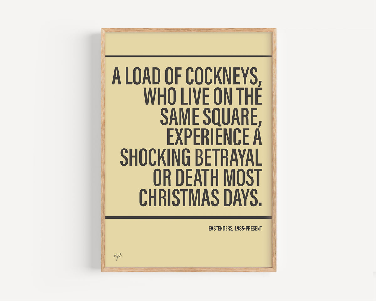 EastEnders Alternative TV and Film Print | UK Wall Art