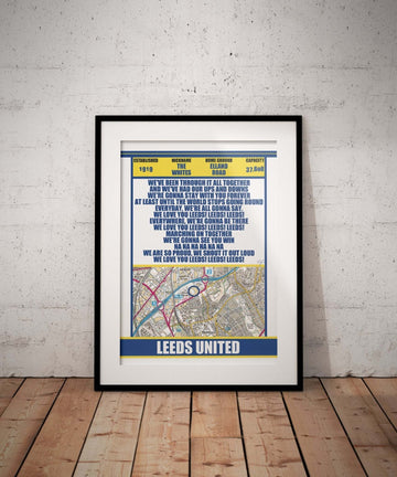 Leeds United Elland Road Street Sign, Waterproof Metal Sign for Leeds United Fans, 8 x 12 In Leeds United Elland Road Street Sign, Waterproof Metal Sign for Leeds United Fans, 8 x 12 In