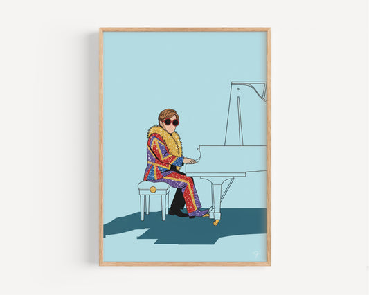 Icons Range - "The Rocketman" print