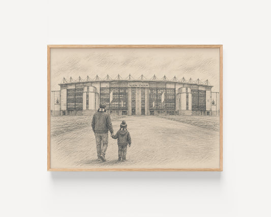 Falkirk FC The Falkirk Stadium football wall art print