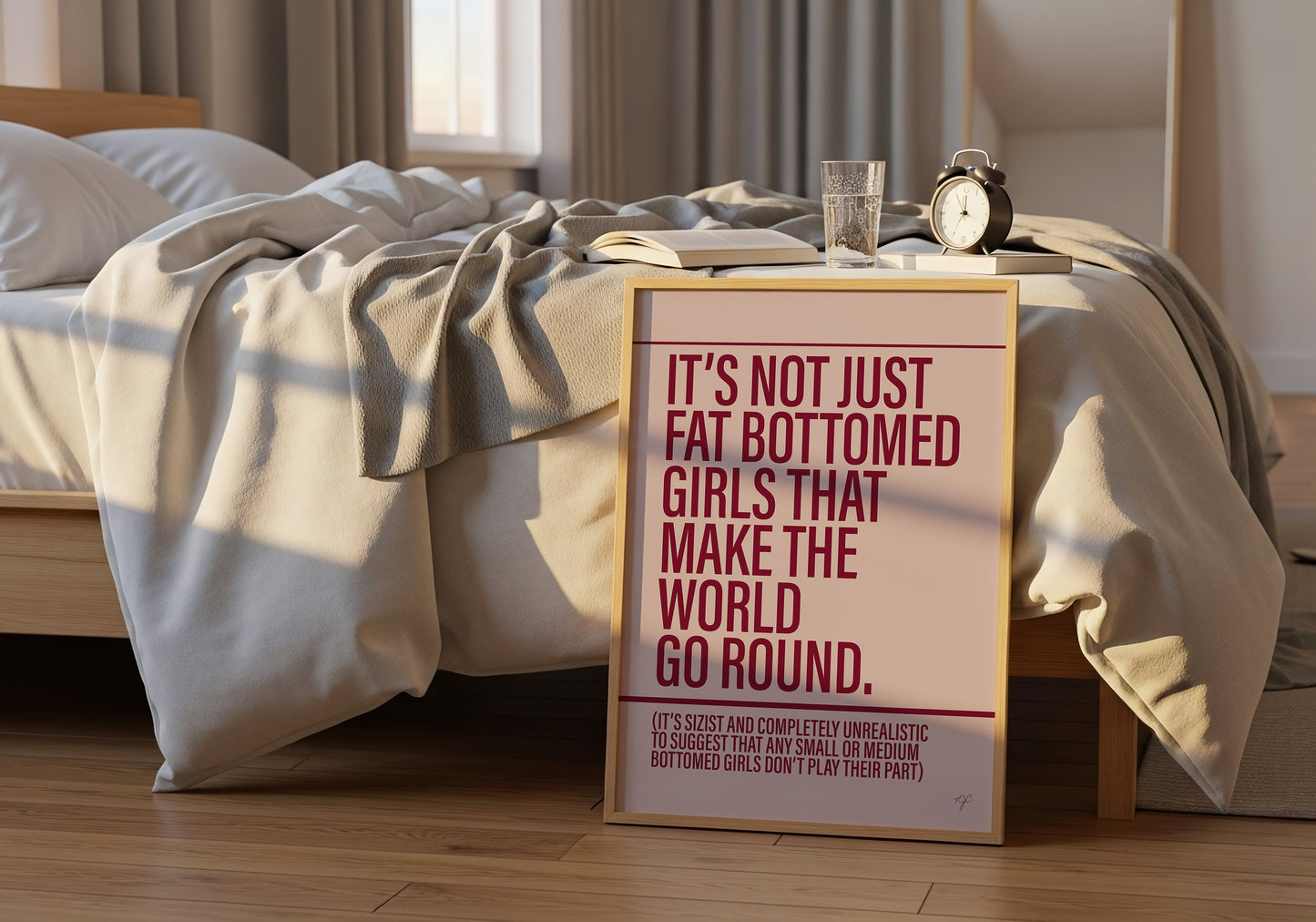 Fat Bottomed Girls - Framed Print