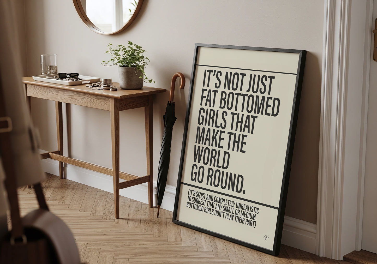 Fat Bottomed Girls - Framed Print