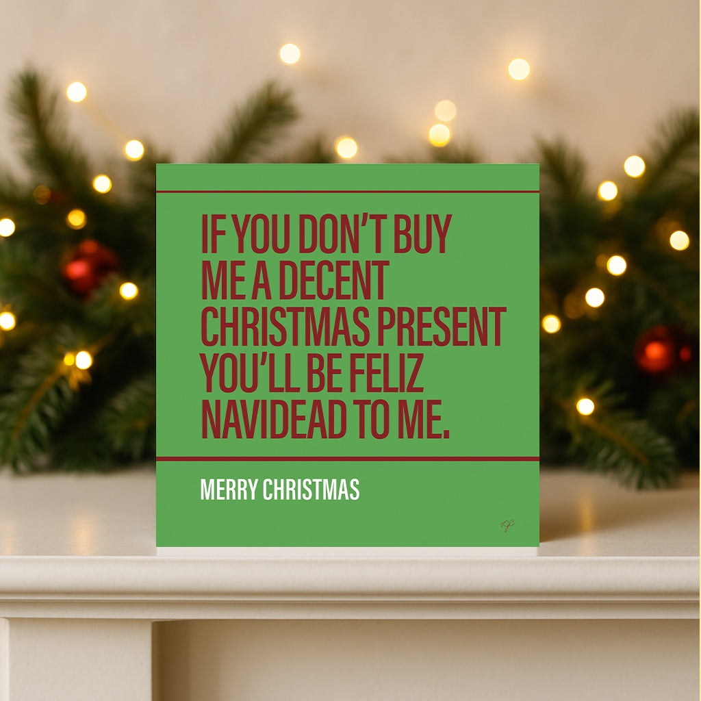 "Feliz Navidad" - Greeting Card