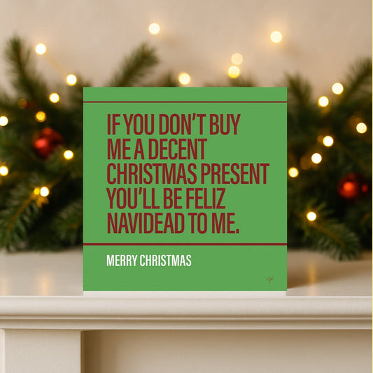 "Feliz Navidad" - Greeting Card