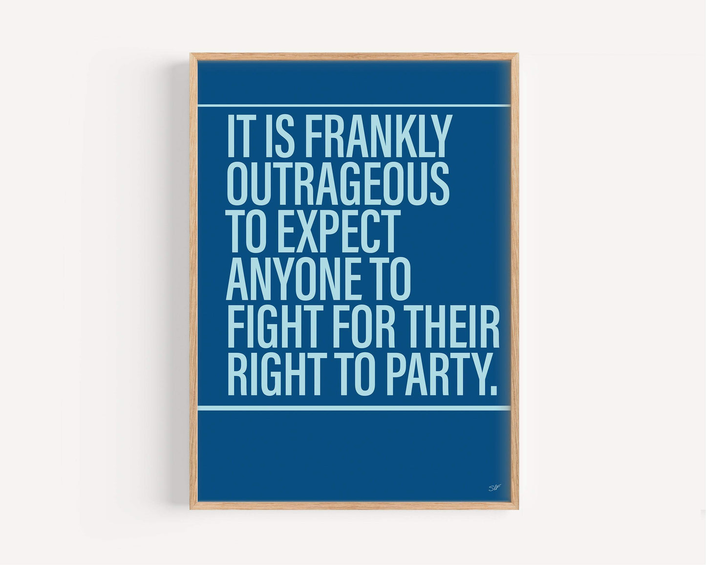 Fight for the Right Alternative Lyrics Music Print | UK Wall Art