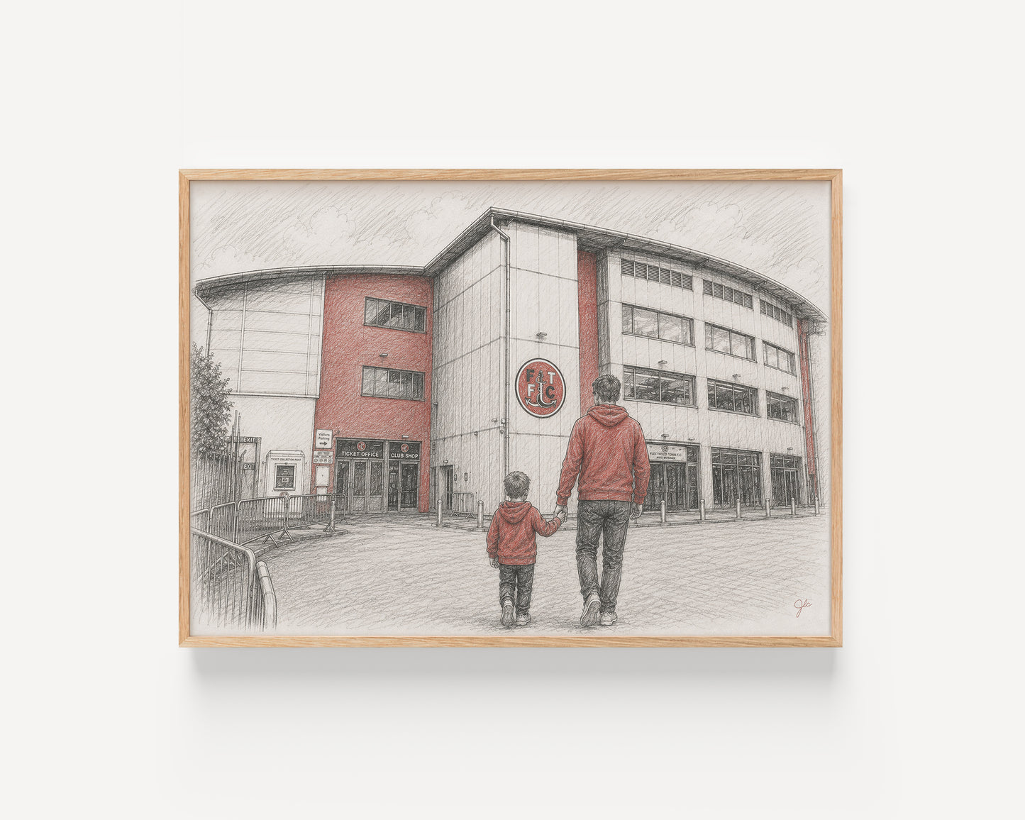 "Cod Army Pride" Fleetwood Town FC Football Wall Art Print | UK