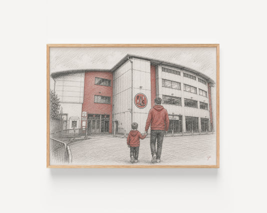 "Cod Army Pride" Fleetwood Town FC Football Wall Art Print | UK